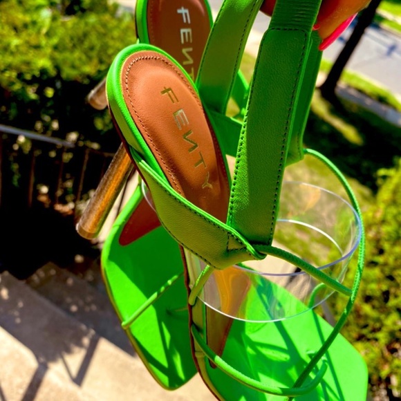 Savage X Fenty Shoes - Fenty Acid Green Sandal